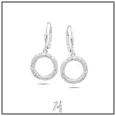 Boucle d'oreilles argent Zels