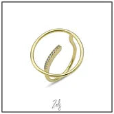 Bague plaqué or Zels