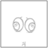 Boucle d'oreilles argent Zels