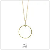 Collier plaqué or Zels