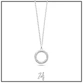Collier argent Zels