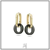 Boucle d'oreilles acier Zels