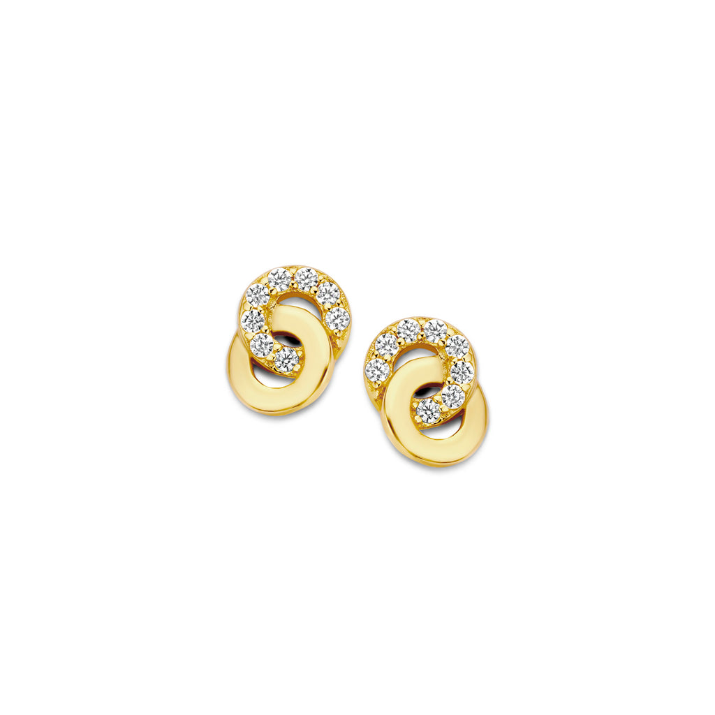 Boucle d'oreilles plaqué or B0M10