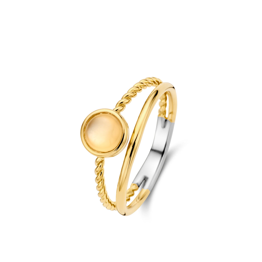 Bague plaqué or Naiomy N3Z56