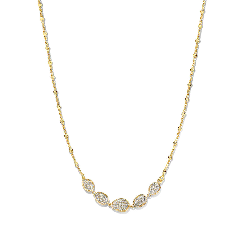 Collier plaqué or Naiomy N4Y59