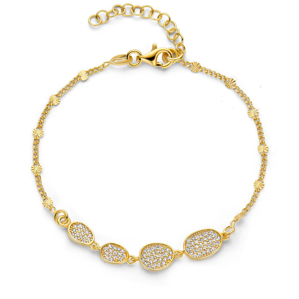 Bracelet plaqué or Naiomy N4Y61