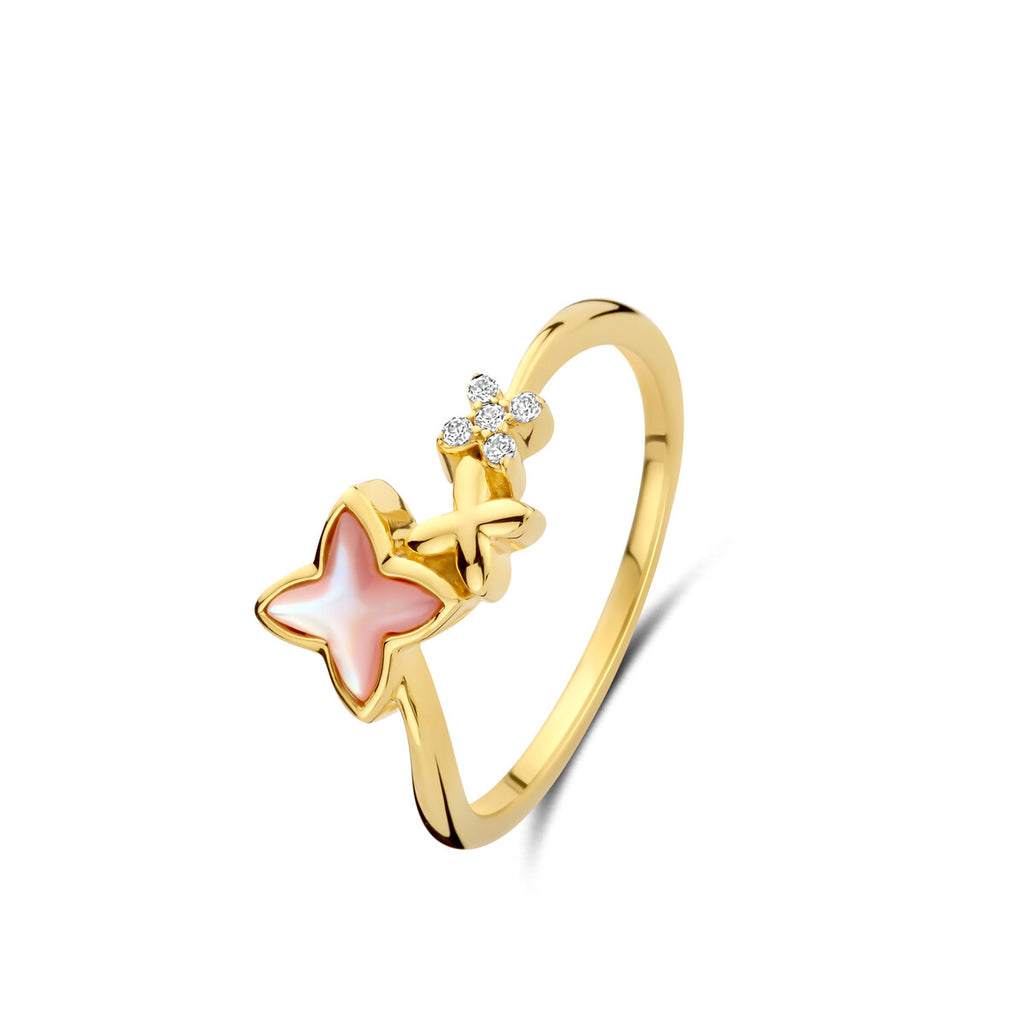 Bague plaqué or Naiomy N5G51