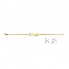 Bracelet or jaune 9 ct Orage kids K2748