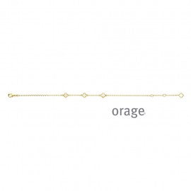 Bracelet plaqué or Orage A6559