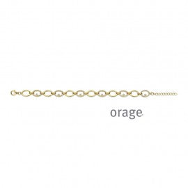 Bracelet plaqué or Orage A6719