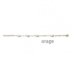Bracelet plaqué or Orage A7668