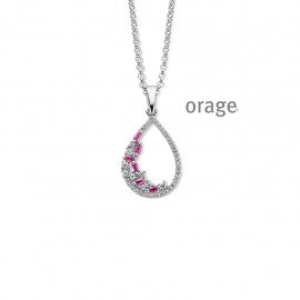 Collier argent Orage K1946