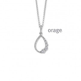 Collier argent Orage K1947