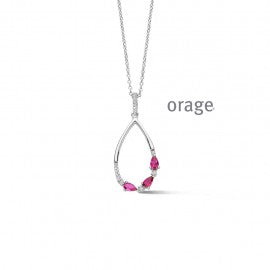Collier argent Orage K1948