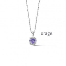 Collier argent Orage K2830