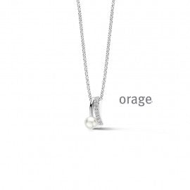 Collier argent Orage K2840