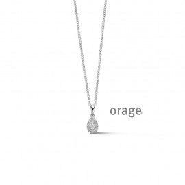 Collier argent Orage K3875