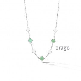 Collier argent Orage K3922