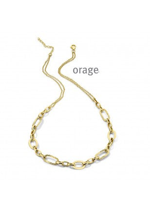 Collier Orage plaqué or K3940