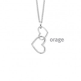 Collier argent Orage K4843