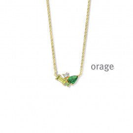 Collier plaqué or Orage K6002