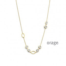 Collier plaqué or Orage K6008