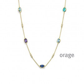 Collier plaqué or Orage K6010
