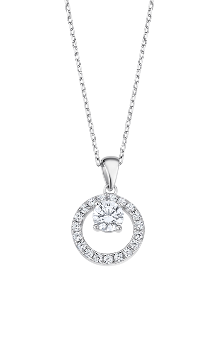 Collier argent dame