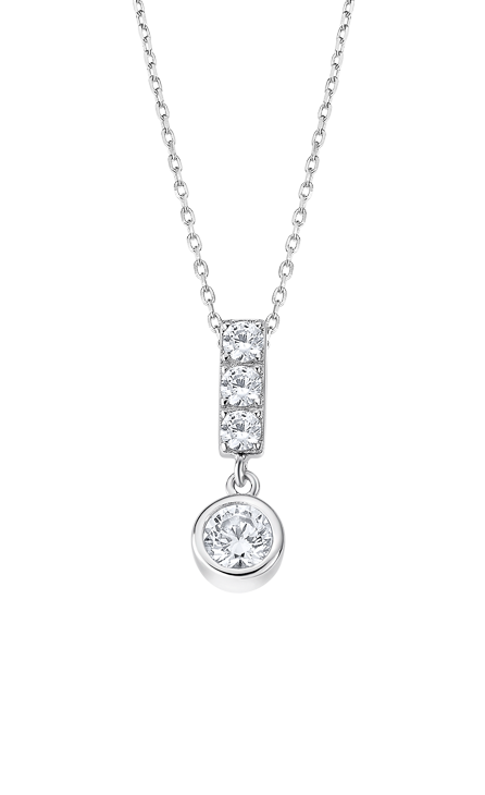 Collier argent dame