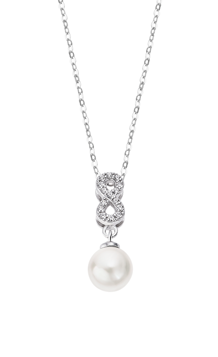 Collier argent dame Lotus