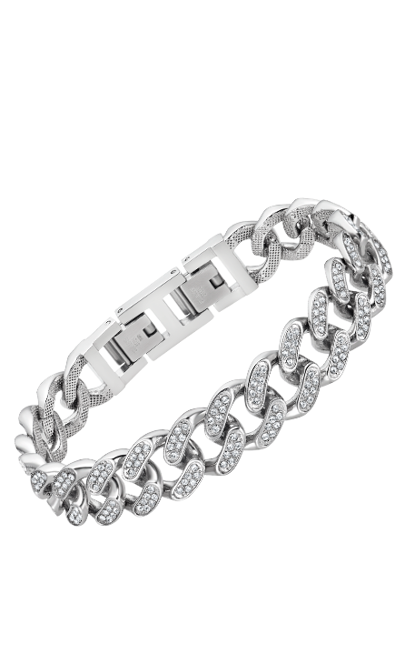 Bracelet acier dame