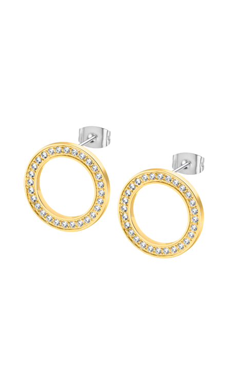 Boucle d'oreilles acier dame