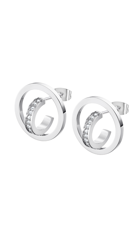 Boucle d'oreilles acier dame