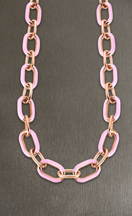 Collier acier Lotus dame
