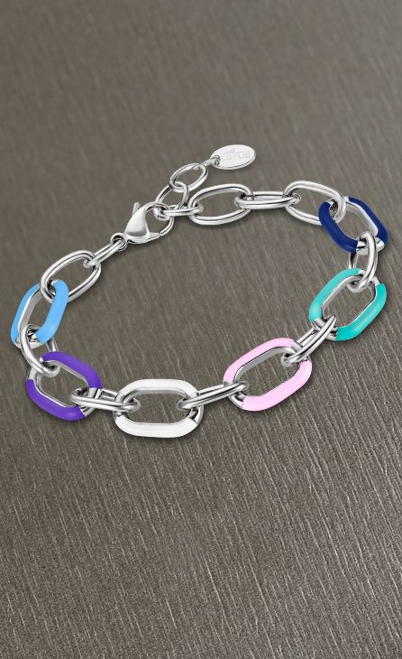 Bracelet acier Lotus dame
