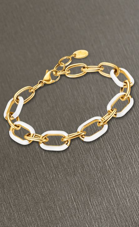 Bracelet acier Lotus dame