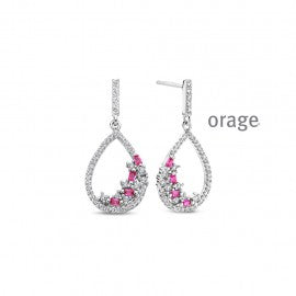 Boucles d'oreilles argent Orage O1966