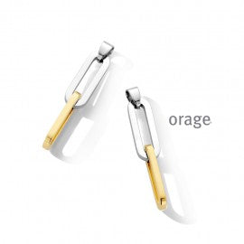 Boucle d'oreilles acier Orage O2131