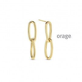 Boucle d'oreilles acier Orage O2162