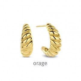 Boucle d'oreilles acier Orage O 2172