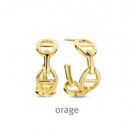 Boucle d'oreilles acier O2193