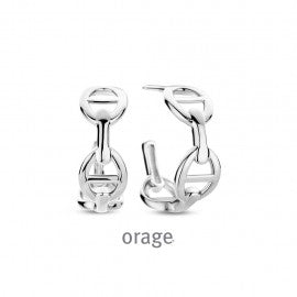 Boucle d'oreilles acier O2194