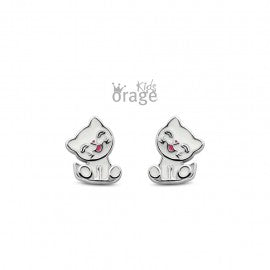 Boucle d'oreilles argent Orage kids K2547