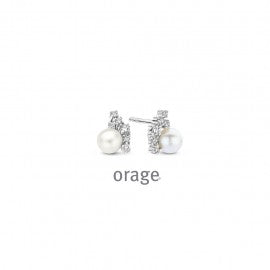 Boucle d'oreilles argent Orage O4786
