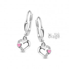 Boucle d'oreilles Orage argent K2788