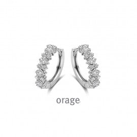 Boucle d'oreilles argent Orage O4975
