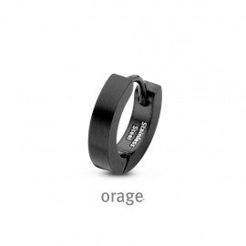 Boucle d'oreilles acier Orage O5500