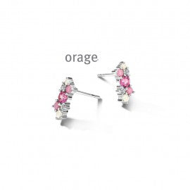 Boucle d'oreilles argent Orage O6004