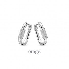 Boucle d'oreilles argent Orage O6560
