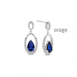 Boucle d'oreilles argent Orage O6831